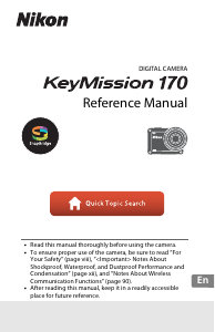 Manual Nikon KeyMission 170 Action Camera