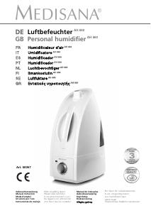 Manual Medisana AH 660 Humidifier