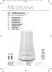 Bruksanvisning Medisana AH 662 Luftfuktare