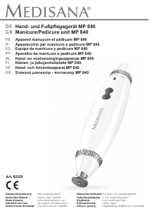 Manuale Medisana MP 840 Set per manicure-pedicure