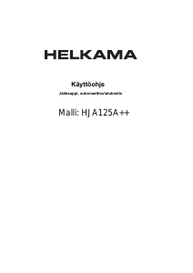 Käyttöohje Helkama HJA125A++ Jääkaappi