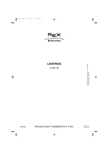 Manuale Electrolux-Rex LI61N Lavatrice