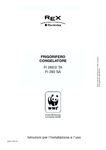Manuale Electrolux-Rex FI260SA Frigorifero-congelatore