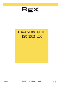 Manuale Rex ISX1063LIK Lavastoviglie