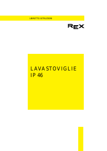 Manuale Rex IP46B Lavastoviglie