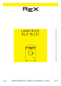 Manuale Rex RLP75CXI Lavatrice