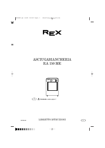 Manuale Rex RA50ME Asciugatrice