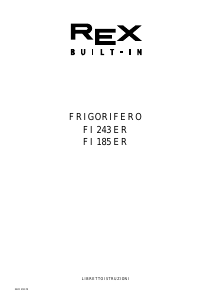 Manuale Rex FI185ER Frigorifero