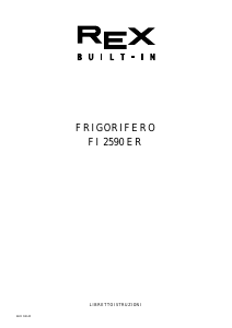 Manuale Rex FI2590ER Frigorifero