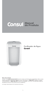 Manual Consul CPC31AB Purificador de água