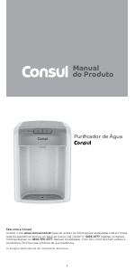 Manual Consul CPB34AS Purificador de água
