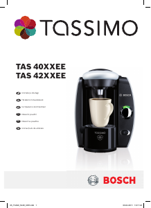 Manuál Bosch TAS4012EE Tassimo Kávovar