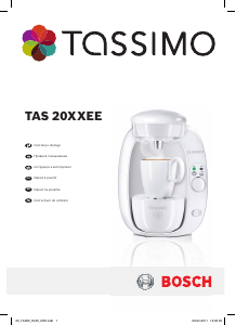 Посібник Bosch TAS2005EE Tassimo Кавова машина