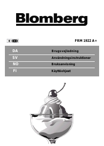 Bruksanvisning Blomberg FRM 1922 A+ Frys
