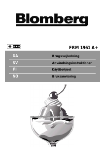 Bruksanvisning Blomberg FRM 1961 A+ Frys
