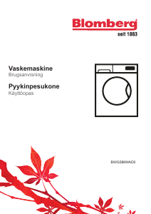 Brugsanvisning Blomberg BWG 586 WAD0 Vaskemaskine