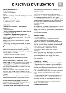 Mode d’emploi Privileg PFHE 174 A++ Congélateur