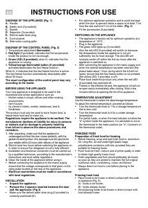 Bruksanvisning Privileg PFH 314 A+++ Frys