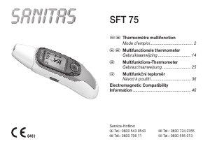 Mode d’emploi Sanitas IAN 288165 Thermomètre