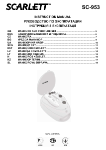 Посібник Scarlett SC-953 Манікюрно-педикюрний набір