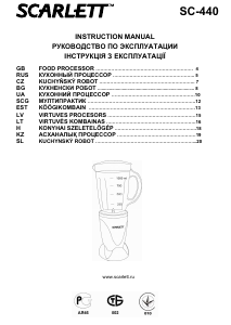 Manual Scarlett SC-440 Blender