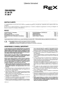 Manuale Rex FI160FR Frigorifero