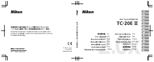 Bedienungsanleitung Nikon Nikkor AF-S Teleconverter TC-20E III Objektiv