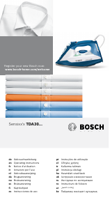 Bruksanvisning Bosch TDA3024050 Strykejern