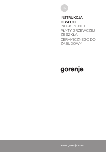 Instrukcja Gorenje IT641BCSC Płyta do zabudowy
