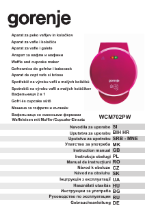 Manual Gorenje WCM702PW Aparat de vafe