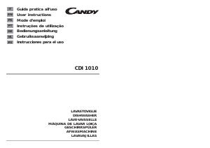 Handleiding Candy CDI 1010 Vaatwasser