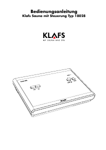 Bedienungsanleitung Klafs 18028 Thermostat