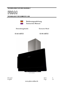 Manual PKM S3-60 ABTZ Cooker Hood