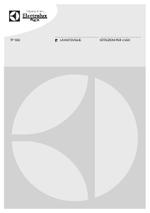 Manuale Electrolux-Rex TP1002B Lavastoviglie