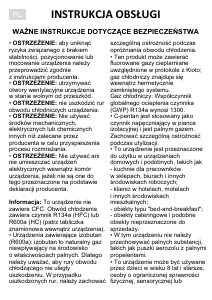Instrukcja Indesit OS 1A 140 H Zamrażarka