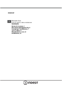 Manuale Indesit IS5G4KHX/IT Cucina