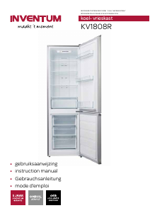 Manual Inventum KV1808R Fridge-Freezer