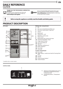 Manual Whirlpool BSNF 9121 OX Fridge-Freezer