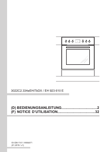 Mode d’emploi Amica EH 923 610 E Four