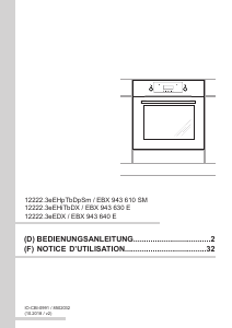 Bedienungsanleitung Amica EBX 947 600 SM Backofen