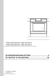 Mode d’emploi Amica EBX 943 600 S Four