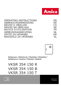 Manuál Amica VKSR 354 150 R Lednice