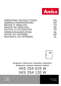 Manual Amica VKS 354 120 W Refrigerator