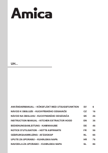 Bruksanvisning Amica UH 17051-3 W Köksfläkt