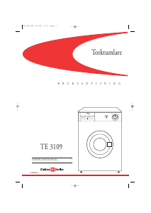 Bruksanvisning ElektroHelios TE3109 Torktumlare