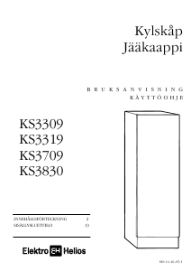 Käyttöohje ElektroHelios KS3319 Jääkaappi