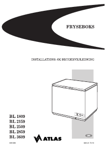 Brugsanvisning ElektroHelios BL2859 Fryser
