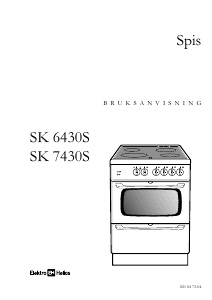 Bruksanvisning ElektroHelios SK7430S Spis