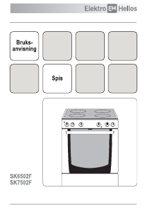 Bruksanvisning ElektroHelios SK7504F Spis