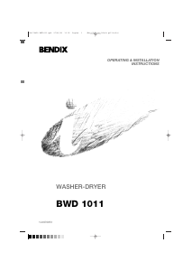 Manual Bendix BWD1011 Washer-Dryer